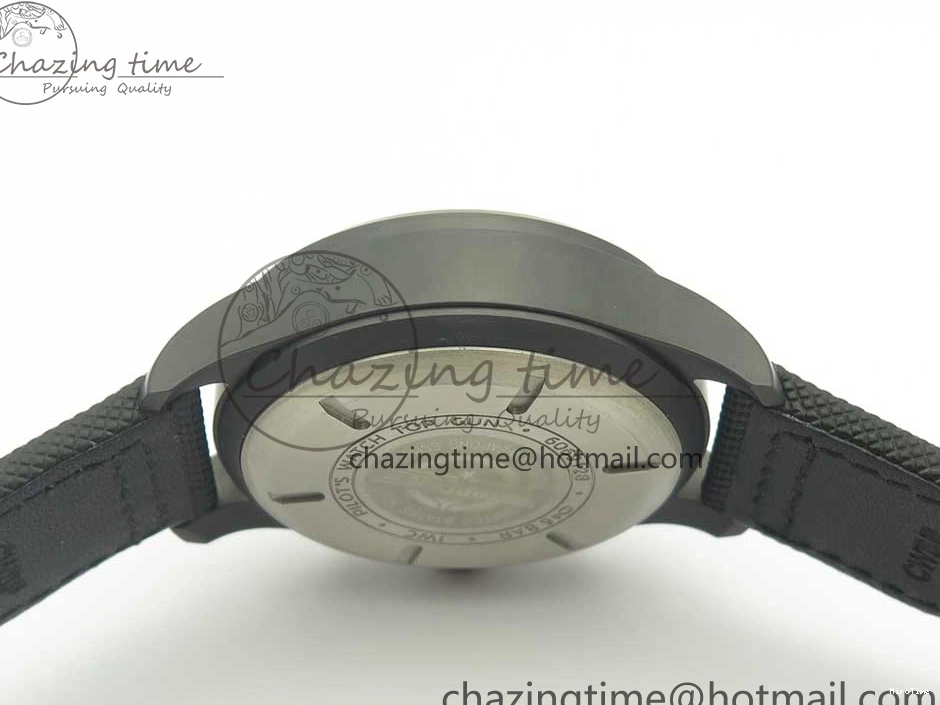 MIROTIME 1231 Modern PILOT IW389001 ZF 1:1 Best Edition Ceramic Case Black Dial on Nylon Strap A7750 (Same Function As Genuine) 7158